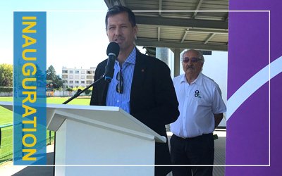 Inauguration de la tribune Louis CELLIER au stade des Baumes – VALENCE 26