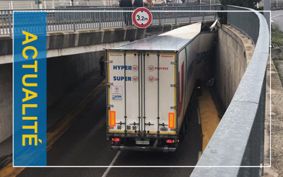 Actualité – accident de camion à Tain l’Hermitage