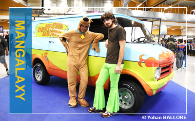 Le Van de Sammy et Scooby-Doo au Mangalaxy festival de Valence 2024