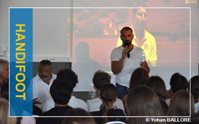 Handifoot – Jérôme RAFFETTO au lycée ALGOUD-LAFFEMAS de Valence